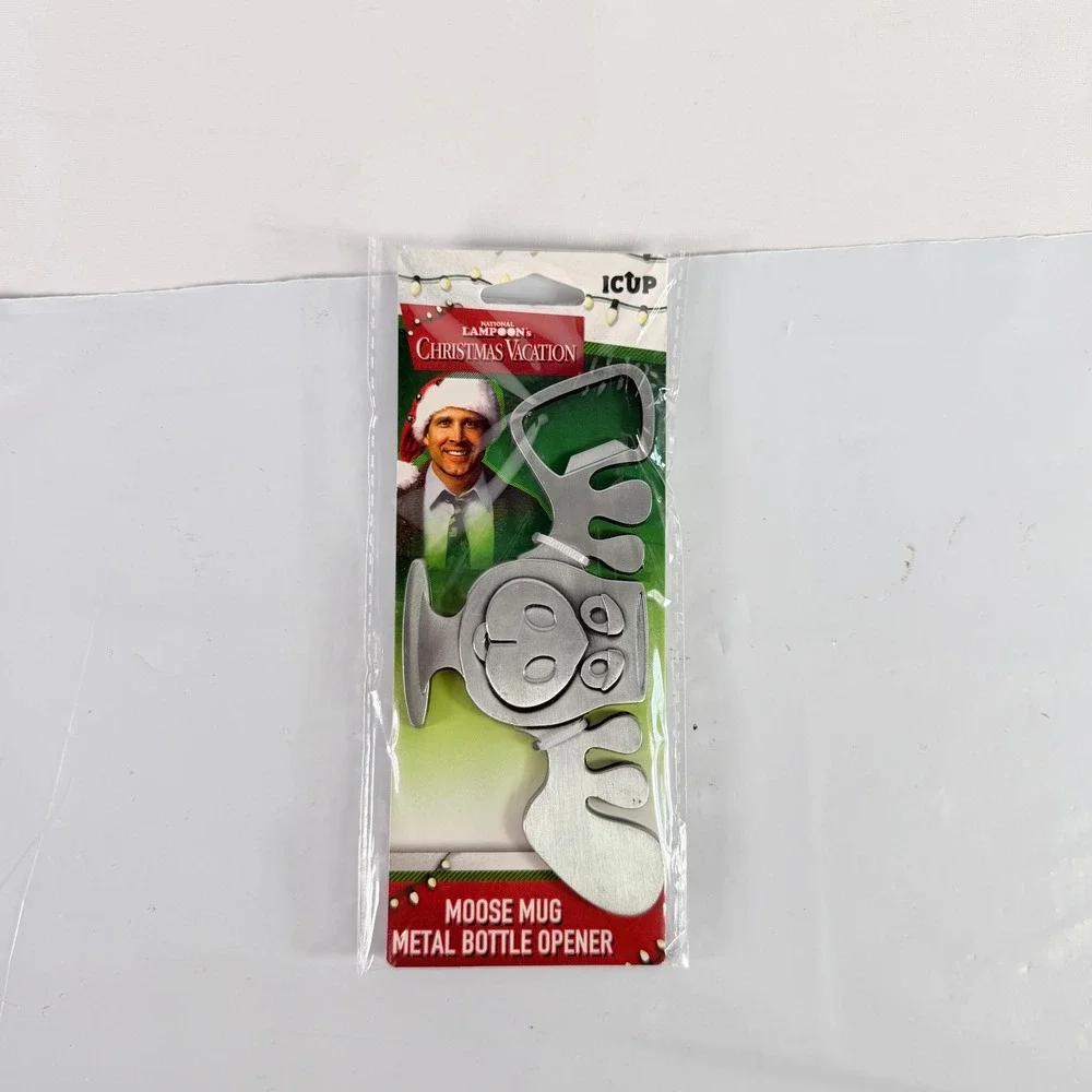 Christmas Vacation Moose‎ Mug Metal Bottle Opener ICUP 15550 New